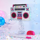 WERNNSAI Music Player Piñata - 80s and 90s Theme Party Decorations Piñata Bundle with Blindfold and Bat Music Piñata for Adults Kids Birthday Hip Hop Theme Party(12.5" x 16.5" x 3") by TinyTreasures Baby Boutique