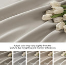 MIULEE Natural Back Tab Blackout Curtains 90 Inches Long 2 Panels Set for Living Room Bedroom Privacy, Rod Pocket/Pinch Pleat Thermal Insulated Room Darkening Pleated Light Blocking Drapes by TinyTreasures Baby Boutique