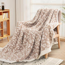 NEXHOME PRO Leopard Soft Blanket Twin Size, Fuzzy Throw Blanket for Couch Bed Sofa Picnic, Knit Blankets for Women Gifts Beige 60 x 80 inches by TinyTreasures Baby Boutique
