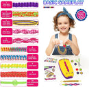 Friendship Bracelet Making Kit Toys, Ages 7 8 9 10 11 12 Year Old Girls Gifts Ideas, Birthday Present for Teen Girl, Arts and Crafts String Maker Tool, Bracelet DIY, Kids Travel Activity Set by TinyTreasures Baby Boutique