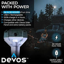 Devos Outdoor | LightRanger 800 Lumen Rechargeable Telescoping LED Lantern | 30 Hour Run Time | Illuminates a 40 Foot Diameter Area | 2 Pack with Padded Case by GreenHaven Gardens