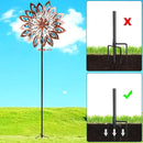 Wind Spinners for Outdoor Yard Decor, 360 Degrees Swivel Large Outdoor Metal Wind Spinner, 76" Wind Sculptures Garden Decor for Patio Lawn Yard by GreenHaven Gardens
