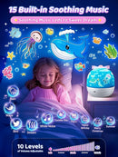 PIKOY Kids Toys for Girls Gifts, 15 Films Light Projector for Girls Toys Age 6-8, 15 Soothing Music for Kids Toys 0-10,Star+Unicorn+Princess+Mermaid Projector Toddler Girl Toys, 1 Year Old Girl Gifts by TinyTreasures Baby Boutique