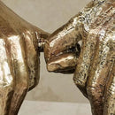 Touch of Class Lingering Hold Hands Table Sculpture Gold - Pinky Promise Statues - Desk Statue for Bedroom, Living Room, Office - Loving Touch by CozyNest Decor