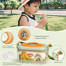 Bug Catcher for Kids Explorer Bug Catching Kit,Magnifying Glass, Tweezers, Whistle & Compass, Learning Guide, Insect Habitat, Outdoor Toys(3 Year +) (Kids Bug Catcher Set) by TinyTreasures Baby Boutique