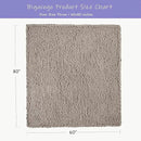 Bigacogo Chunky Knit Throw Blanket for Couch, 60x80 inches, 100% Hand Knitted with Thick Jumbo Chenille Yarn, Cozy Soft Large Rope Knot Cable Crochet Blankets for Sofa Bed Living Room, Taupe by CozyNest Decor