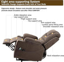 Power Lift Recliner Chair for Elderly with Massage and Heating, Ergonomic Electric Recliner Chair Single Sofa for Adults with Remote Control USB Port, Cup Holders, Side Pockets by CozyNest Decor