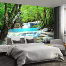 Forest Landscape Wall murals Woodland Tree Peel and Stick Wallpaper for Bedroom Living Room - 96"x137" by CozyNest Decor