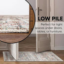 Keen Home Design 2x3 Rug - Machine Washable Entry Rug with Non-Slip Backing, Ideal for Enteryway, Kitchen, Bathroom, Laundry Room - Vintage, Easy Clean, Durable, Low Pile Rug - (2' x 3') by CozyNest Decor