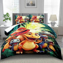 Dinosaur Comforter Set Queen Boys,Cartoon 3D Dinosaur Bedding Set Queen Bed Kids,3D Dragon Comforter Dragon Quilt Pattern Bedroom Decor,Cute Animal Bedding Kawaii Animal Quilt Girls by CozyNest Decor