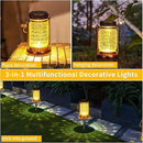 Outdoor Garden Decor, 4 Pack Solar Lantern Waterproof Warmwhite Mason Jar Hanging Lights, Porch Decorative for Garden Yard Patio Backyard Deck Courtyard Lawn by GreenHaven Gardens