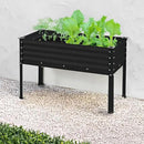 Best Choice Products 48x24x30in Galvanized Raised Garden Bed, Metal Elevated Planter Box, Vegetable Garden for Backyard, Patio, Balcony - Black by GreenHaven Gardens