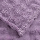 YUSOKI Luxury 3D Bubble Throw Blanket 5lb,All Ages,Home Decoration, (Lilac Purple,90 * 90inches) by CozyNest Decor