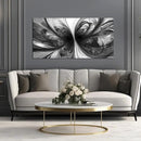 Black and White Pictures for Wall Abstract Art Wall Decor for Living Room Bedroom Office Wall Art 24 x 48 Inch by CozyNest Decor