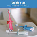 Dr. Brown's Infant-to-Toddler Toothbrush, Elephant, Mint, 0-3 Years by TinyTreasures Baby Boutique