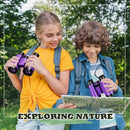 Libima 24 Pcs Binoculars for Kids Educational Compact Kids Binoculars with Neck String Toddler Telescope for Boys Girls Learning Bird Watching Camping Hiking Travel Safaris Birthday Gifts(Purple) by TinyTreasures Baby Boutique