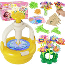 Fabric Flower Bouquets Toys, DIY Flower Making Kit for Kids 4 5 6 7 8 9 10 11 12 Year Old Girl Birthday Christmas Gift, Art and Crafts Kit Flowers Toys for Girls 4-6 6-8 8-12 Year Old (YELLOW) by TinyTreasures Baby Boutique