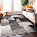 Rugshop Modern Distressed Boxes Area Rug 5' x 7' Gray by TinyTreasures Baby Boutique