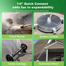 Electric Pressure Washer 5000PSI 4.0GPM Power Washers with M22-14mm Pressure Hose 33FT, Power Sprayers High Pressure with 1/4" QC Compatible Surface Cleaner for Home Cars Driveways, LGreen by GreenHaven Gardens