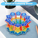 RoomyRoc Magnetic Fidget Sphere Magnets Balls - Crystal Diamond Blue - Magnet Fidgets Toy - 12 Piece Set - Creativity Beyond Imagination, Inspirational, Recreational, Desk Toys for Adults by TinyTreasures Baby Boutique