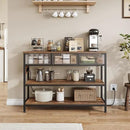 Lulive 2 Pack Entryway Tables with Power Outlets, Console Table with 3 Fabric Drawers, Sofa Table for Living Room, Hallway, Couch, Foyer, Height Adjustable by CozyNest Decor