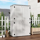 Outdoor Storage Cabinet Waterproof,Resin Vertical Storage Shed Lockable, 66 Cubic Feet Outdoor Storage Box for Garden/Backyard/Home/Pool by GreenHaven Gardens