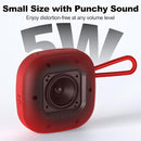 Bobtot Portable Bluetooth Speakers Wireless - IPX7 Waterproof Shower Speaker with 16 Hours Playtime, Loud Stereo Sound, TWS, Built-in Mic, Mini Size with Lanyard to Carry, Red by TinyTreasures Baby Boutique