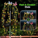 Outdoor Solar Lights for Yard Decorative, 69LED Tree Swaying Solar Garden Lights Outside Waterproof, Flower Solar Power Fairy Light Butterfly Decor for Patio Lawn Landscape Decorations by GreenHaven Gardens