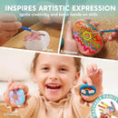 JOYIN Rock Painting Kit for Kids, Arts and Crafts for Girls & Boys Ages 6-12, DIY Supplies for Painting Rocks, Easter Craft Kits Art Set, Toddler Birthday Christmas Presents, Family Indoor Activity by TinyTreasures Baby Boutique