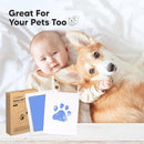 4-Pack Inkless Baby Hand and Footprint Kit - Mess Free Ink Pad for Newborn Keepsake, Dog Nose & Paw Print Kit, Clean Touch Ink Pad for Baby Hand & Footprints, Ideal New Mom Gifts (Candy, L) by TinyTreasures Baby Boutique