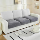 Couch Cushion Covers for L Shaped Sectional Sofa – Softer Chenille Sofa Covers Washable, Non-Slip Stretch Couch Covers & Individual Seat Cushion Slipcovers (3 Piece, Dark Grey) by CozyNest Decor