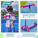 Gotrax KS1 Kids Kick Scooter, LED Lighted Wheels and 3 Adjustable Height Handlebars, Lean-to-Steer & Widen Anti-Slip Deck, 3 Wheel Scooter for Boys & Girls Ages 2-8 and up to 110 Lbs by TinyTreasures Baby Boutique