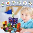Magnetic Blocks Building Toys Set, Magnetic Building Blocks STEM Construction Toys, 3D Sword Light Up Magnet Cubes Montessori Sensory Stacking Toy for Toddlers Age 3 4 5 6 7 8 by TinyTreasures Baby Boutique
