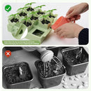 Green Bazzar Seed Starter Tray with Handle, 9 Individual Cells, Reusable Plant Germination Trays with Humidity Lid, Ideal for Germinating Seeds Indoors & Transplanting Outdoors, Durable & Easy to Use by GreenHaven Gardens