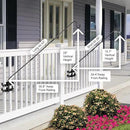 Heavy Duty Deck Hook-Deck Railing Plant Hanger, 29 to 43 Inch Extended Bird Feeder Hanger W/Double Clamps,Versatile Deck Shepherd Hook for Hanging Bird Feeders,Lanterns,Planters etc. by GreenHaven Gardens