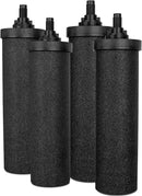 AquaEasy BB9 Activated Carbon Water Filter Candle(4 Pcs) Replacement Gravity Water Filter Candle Compatible With Gravity Filter System by CozyNest Decor