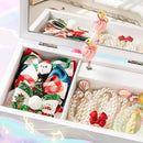 Miratino Jewelry Box for Girls, Kids Jewelry Box with Spinning Dancer, 5 Layer Large Wooden Musical Jewelry Organizer Box Gifts for Little Girls Christmas New Year Birthday Children's Day(White) by TinyTreasures Baby Boutique