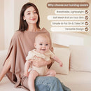 Konssy Nursing Cover for Breastfeeding, Soft & Breathable Privacy Poncho, Multi-Use Feeding Shawl, Comfortable & Portable Breastfeeding Cover for Women (Camel) by TinyTreasures Baby Boutique