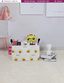 Rectangular Storage Basket Fabric Organizer Bin for Toys,Books,Clothes,Gifts,Pets-Perfect for Home,Office,Nursery,Dorm,Shelf(Rec-Bee ) by TinyTreasures Baby Boutique