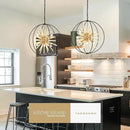 23.6" Black Gold 12-Light Globe Sputnik Chandelier Modern Adjustable Hanging Ceiling Glass Tube Pendant Light Fixture for Entryway Foyer Staircase Dining Living Room Hallway by CozyNest Decor