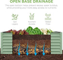 Best Choice Products 4x2x2ft Outdoor Metal Raised Garden Bed, Deep Root Planter Box for Vegetables, Flowers, Herbs, and Succulents w/ 119 Gallon Capacity - Sage Green by GreenHaven Gardens