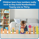 hand2mind MathLink Cubes Numberblocks 21-30 Activity Set, 20 Preschool Learning Activities, Counting Blocks, Linking Cubes, Educational Toys for Kids, Number Games, Math Manipulatives Kindergarten by TinyTreasures Baby Boutique