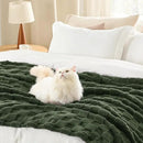 Bedsure GentleSoft Twin Blanket for Bed Bronze Green - Super Soft Cozy Blankets for Women Men Girls, Cute Fuzzy Fleece Throws for Bedroom Couch, 60x80 Inches by CozyNest Decor