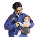 Konny Baby Carrier Hip Seat, Dual Support IHDI Certified with Two Safety Pads, Adjustable Wraps Sling Wearable One Size Fits All, Baby Essentials for 6 to 48 Months up to 44 lbs -Charcoal by TinyTreasures Baby Boutique