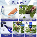 6 Sets Plant Watering Devices Include Terracotta Self Watering Spikes and 26 oz Plastic Bottles, Slow Release Vacation Insert Automatic Plant Waterer Device (Blue Green and Terracotta) by GreenHaven Gardens