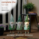 Alpine Corporation - 18" Tall Outdoor Garden Gnome Yard Decoration - Metal Statue with Speak No Evil Expression - Durable, Weatherproof Lawn Sculpture for Patio, Deck, Yard by CozyNest Decor