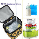 Breastmilk Cooler Bag with Ice Pack Fits 4 Baby Bottles Up to 9 Ounce Insulated Baby Bottle Bag Breast Milk Cooler on The Go with Strap Baby Bottle Cooler Bag for Nursing Mom Daycare or Travel by TinyTreasures Baby Boutique