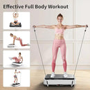 Vibration Plate Exercise Machine, Whole Body Workout Power Vibrate Fitness Platform Vibration Plate for Lymphatic Drainage, Home Training Equipment for Weight Loss & Toning by CozyNest Decor