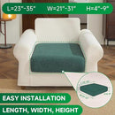 Couch Cushion Covers for Sectional Sofa, Stretch Soft Sofa Slipcovers Washable Wear-Resistant Universal Furniture Protector for Living Room(1 Piece Chair Cover, Green) by CozyNest Decor