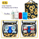 Breastmilk Cooler Bag with Ice Pack Fits 4 Baby Bottles Up to 9 Ounce Insulated Baby Bottle Bag Breast Milk Cooler on The Go with Strap Baby Bottle Cooler Bag for Nursing Mom Daycare or Travel by TinyTreasures Baby Boutique